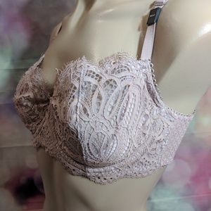 VS victoria secret Bra Wicked Dream Angels push up taupe